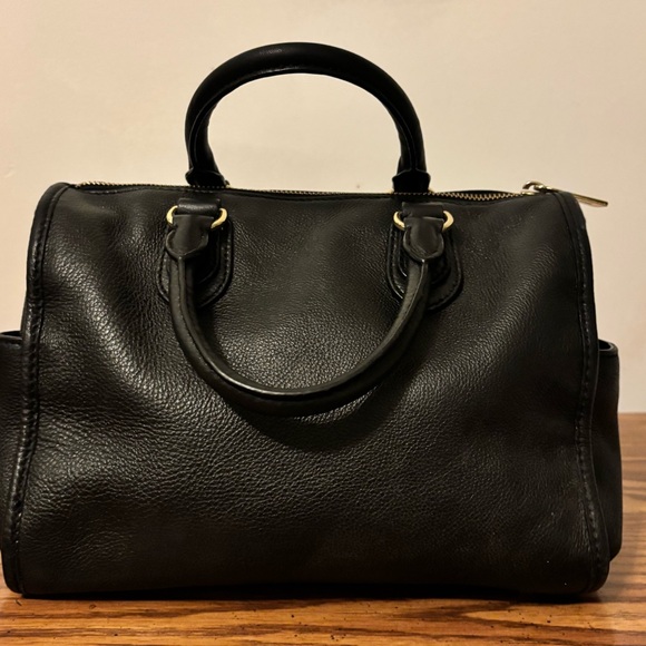 Michael Kors Margo Black Pebbled
Leather Satchel - Picture 2 of 6